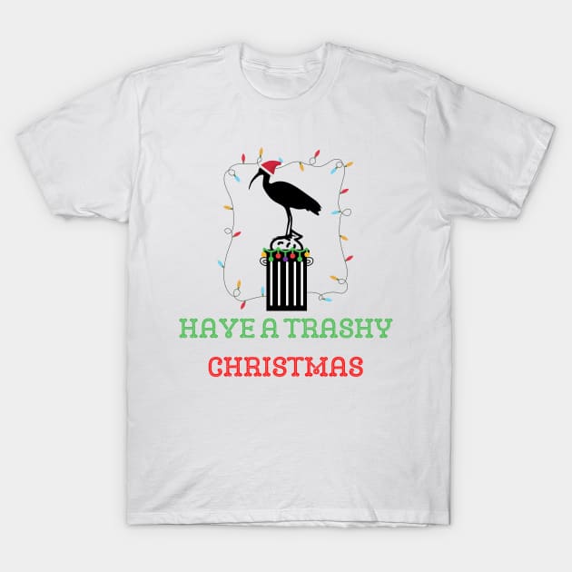 Xmas Bin Chicken T-Shirt by SybaDesign